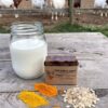 turmeric goat milk soap bar